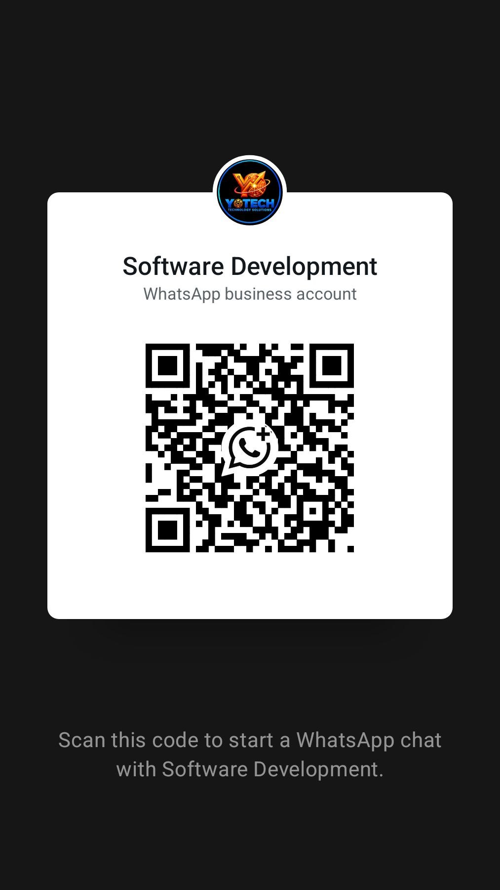 WhatsApp QR code